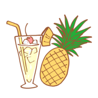 Pineapple and tropical juice