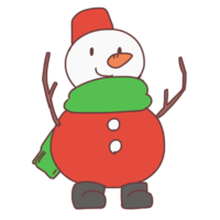 クリスマス仕様のゆきだるま