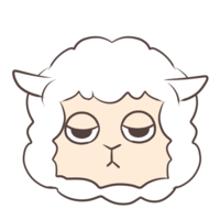Sheep with eyes
