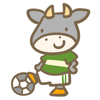 Cow soccer (green)