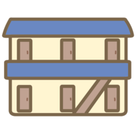 双层公寓(蓝色)