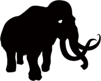 Mammoth silhouette