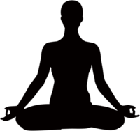 Yoga silhouette