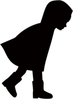 嵐の中を進む人たち