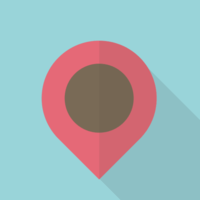 google map style pin icon