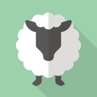 Sheep flat icon