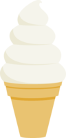 Soft serve ice cream <vanilla-matcha-chocolate>