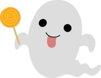 (Halloween) Ghost with candy (ghost)