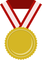金メダル-銀メダル-銅メダルのフラット