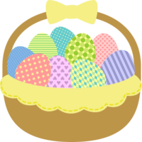 (Easter) Easter egg (egg-egg) in a basket