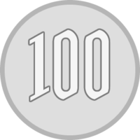 (钱)100日元硬币(一百日元硬币)的零钱硬币