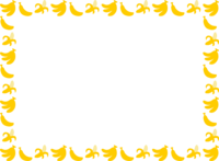 (Fruit-Fruit) Banana frame Decorative frame