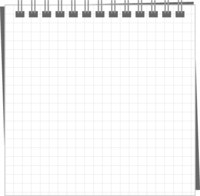 带有网格线(方格线)的记事本(环形笔记本)