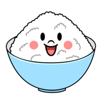 Cute rice character
