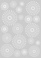 White fireworks pattern
