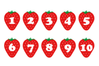 Strawberries and numbers