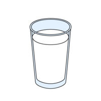 Simple cup of milk
