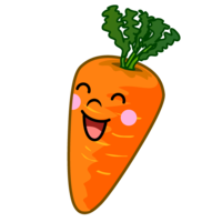 看起来很开心的胡萝卜