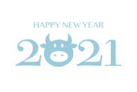 New Year's card for the year 2021