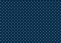 White navy blue polka dot wallpaper