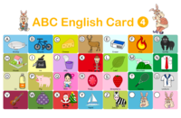 ABC English teaching materials for children