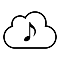 音乐云服务图标