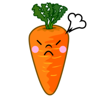 生气的胡萝卜