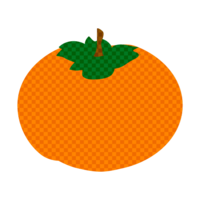 柿子(格子图案)