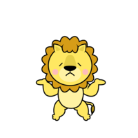 Troublesome lion character