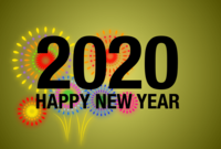 Happy New Year-2020卡