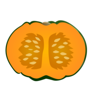 Half pumpkin