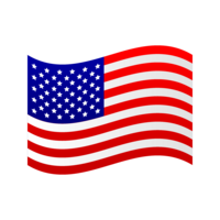 飘扬的美国国旗