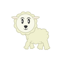Walking sheep character
