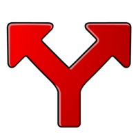 Y-shaped arrow