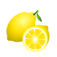 切割的柠檬