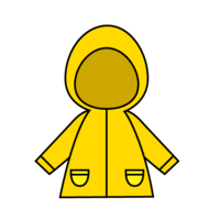 儿童用的黄色雨伞