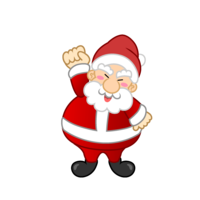 Santa character to get excited
