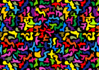 Colorful camouflage pattern