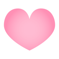 Light pink heart mark