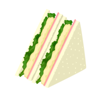 Potato salad sandwich