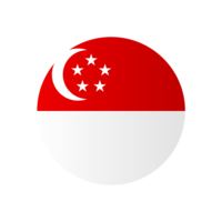 新加坡国旗(圆形)