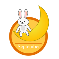 September moon rabbit