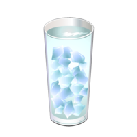 氷の水グラス