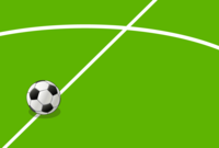 Kick-off and soccer ball