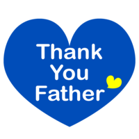 Thank you Father心形