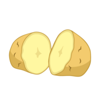 Simple cut potato