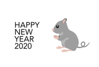 Mouse New Year's card