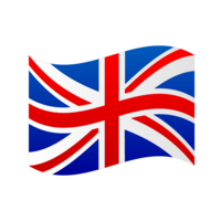 たなびくイギリス国旗