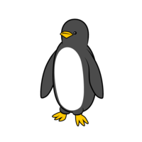 伫立的企鹅
