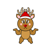 Troublesome reindeer character